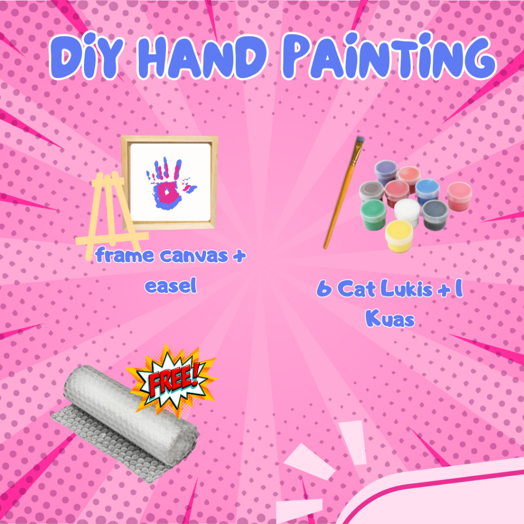 

FRAME DIY HAND PAINTING WITH EASEL
