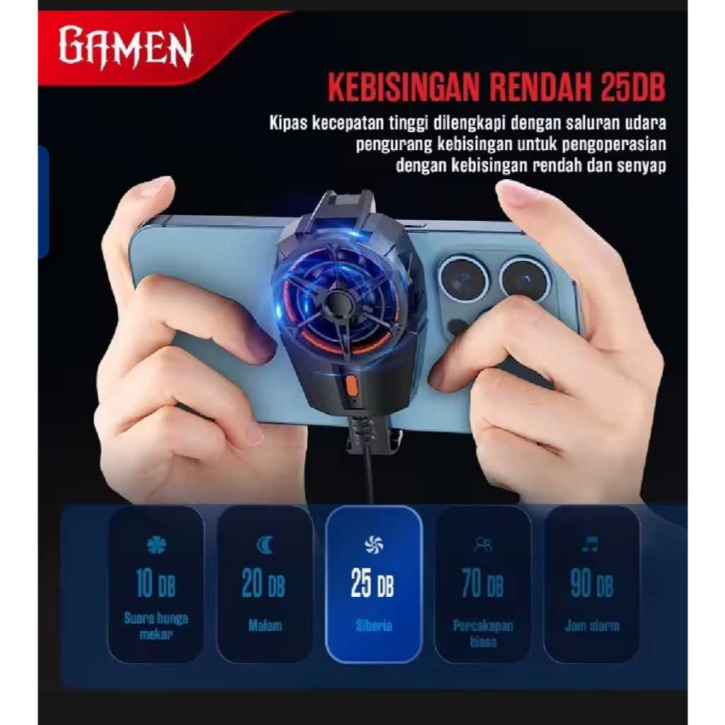 Fan Cooler HP | Pendingin HP | Kipas HP Gamen GMR04 untuk gaming Original