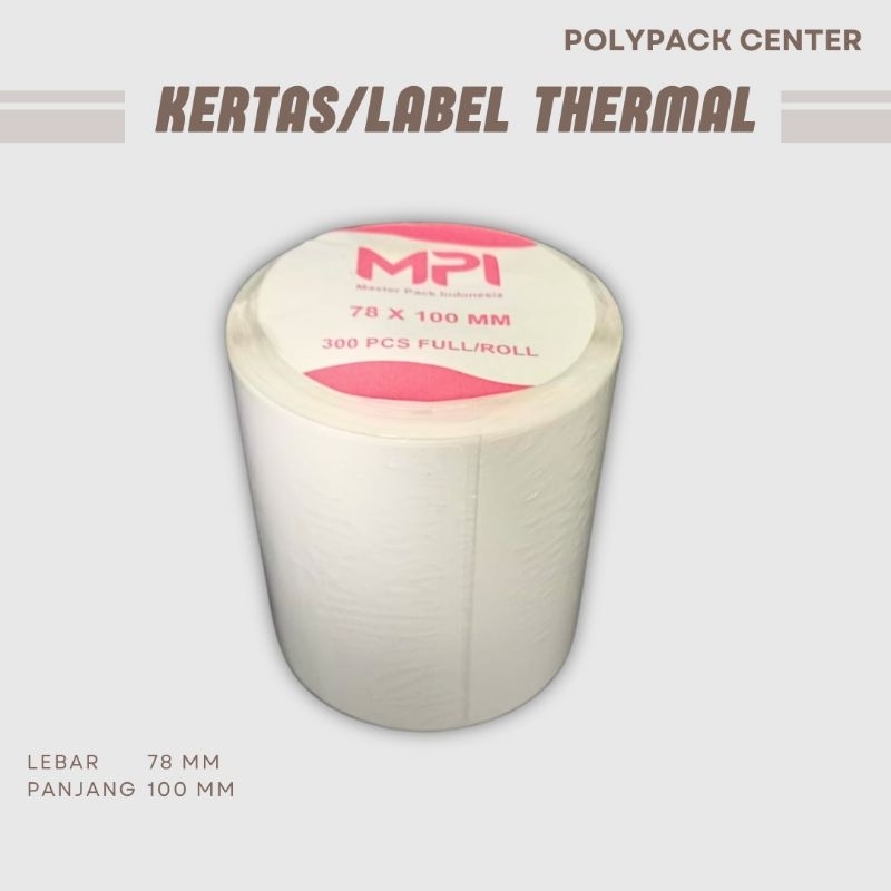

Kertas/Label Thermal MPI uk.78x100mm