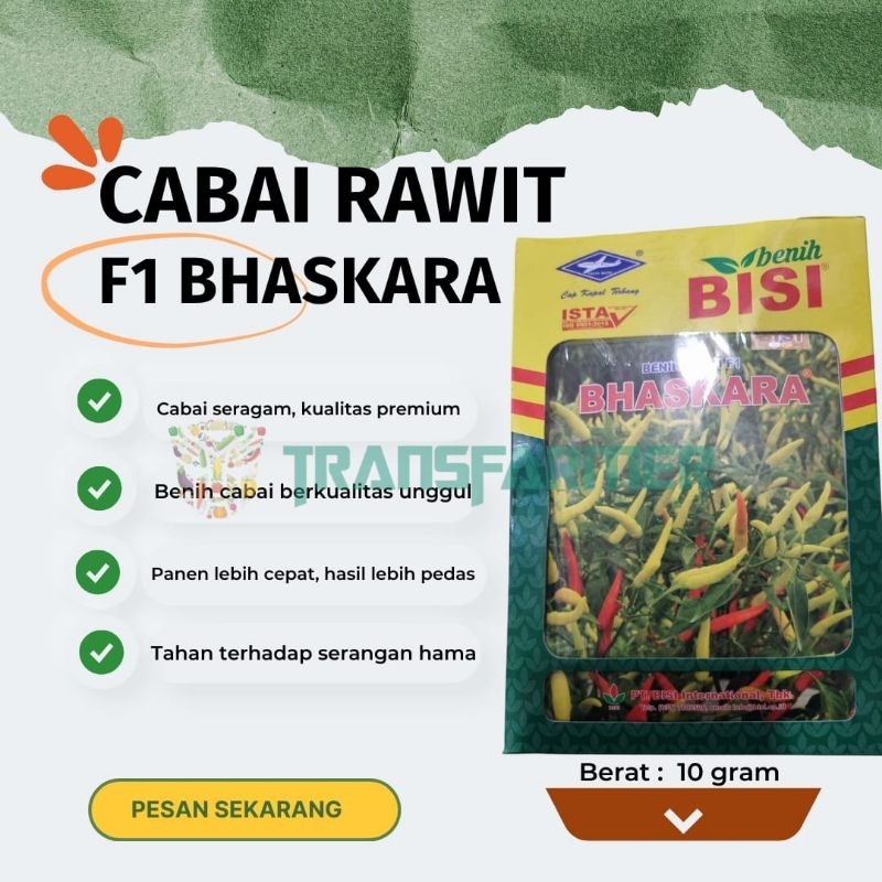 Benih cabai rawit F1 BHASKARA