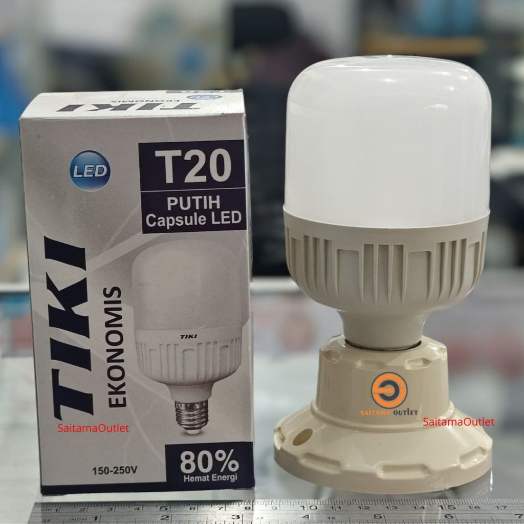 Lampu LED 20 watt Ekonomis Tiki murah 80% hemat energy