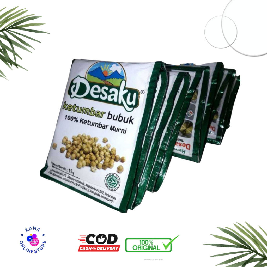 

Desaku Ketumbar Bubuk 12,5g 1renteng 12sachet