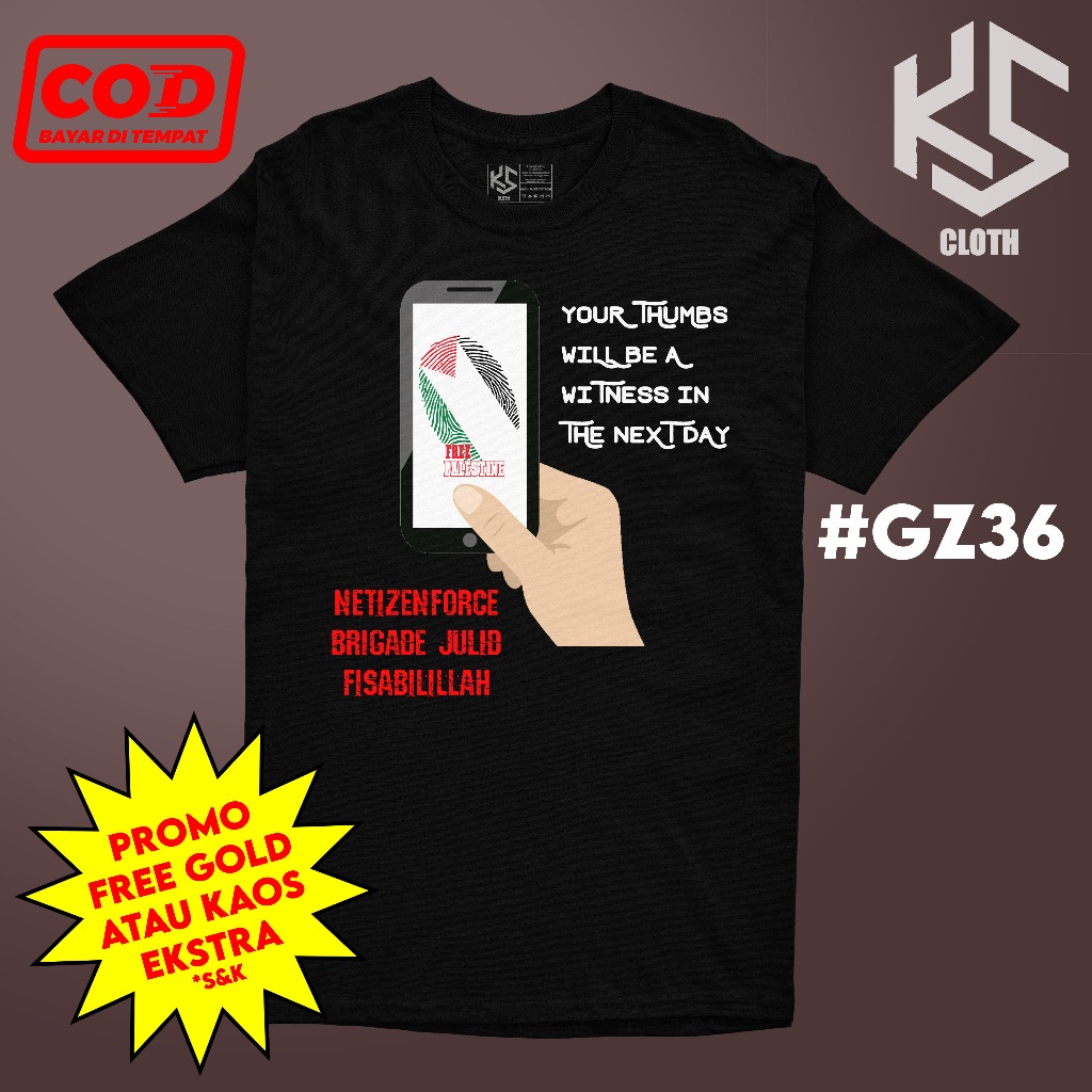 Kaos Palestina Murah, Keren
