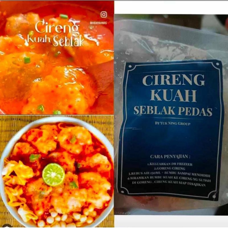 

Cireng kuah yukning (Produk asli dari produsen yukning)