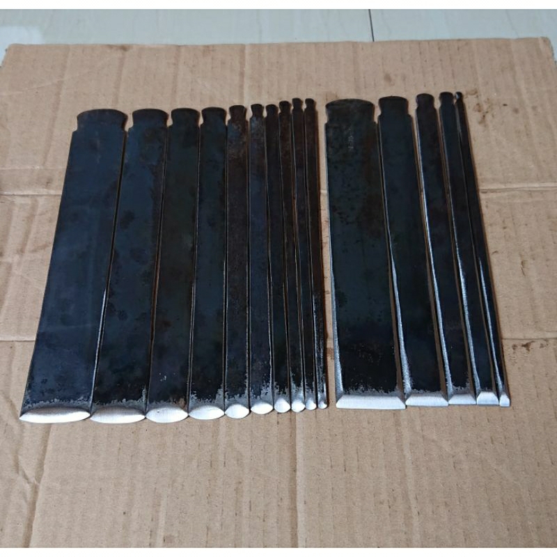 PAHAT UKIR KAYU SET PAKET HEMAT 15 UKURAN BAHAN BAJA SEPUH ASAHAN