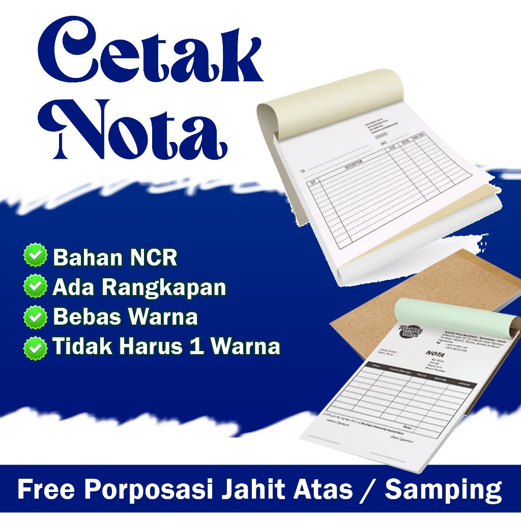 

CETAK NOTA TEMBUSAN F4 1/4