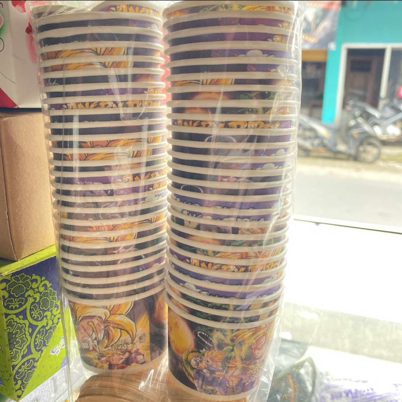 Cup Ice Cream Karakter Isi 50pcs