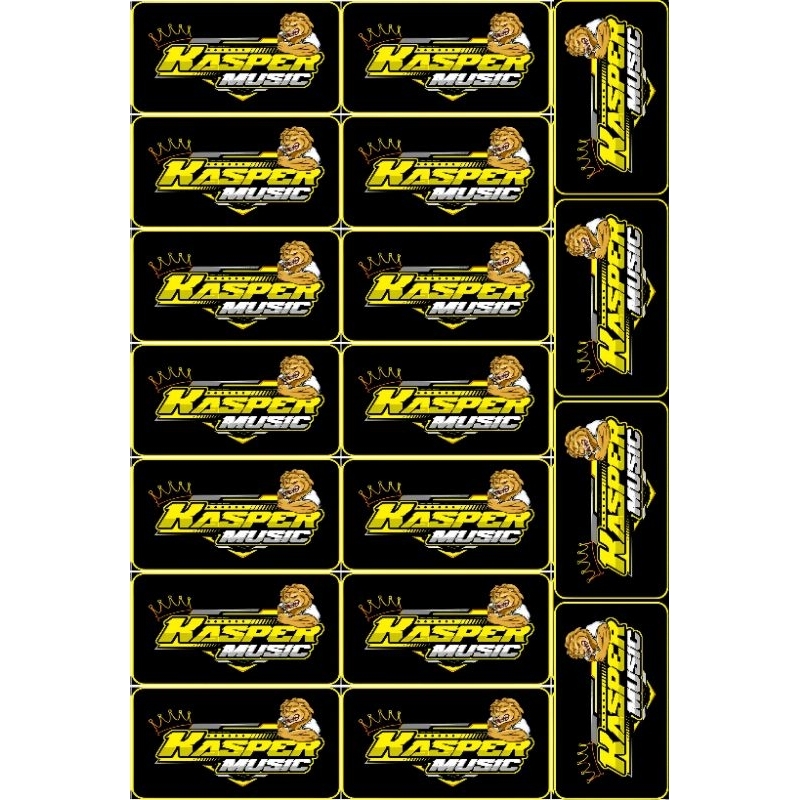 

STIKER KASPER MUSIC ISI 18 PCS BAHAN ANTI AIR(VYNIL) 1 LEMBAR UKURAN 30X45