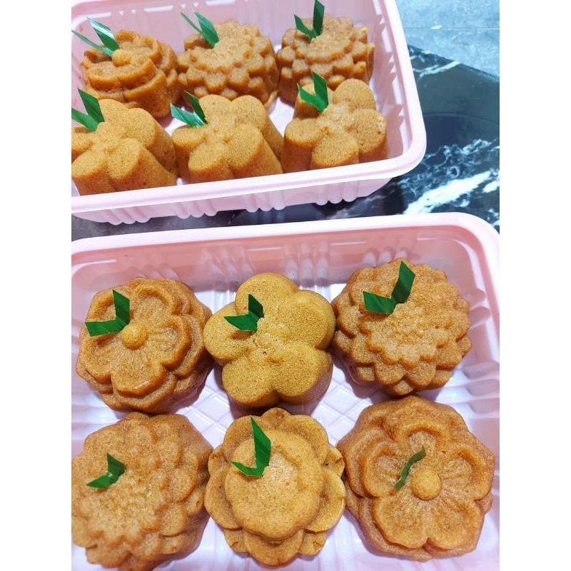 

bolu kukus karamel 12pcs bolu caramel flower