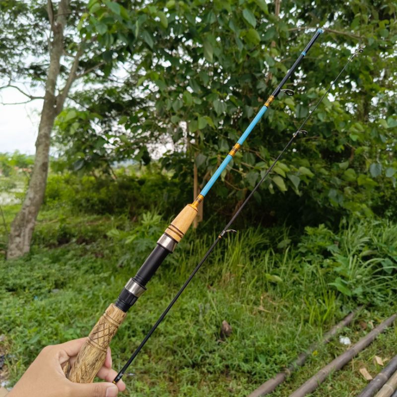 Joran pancing udang lentur