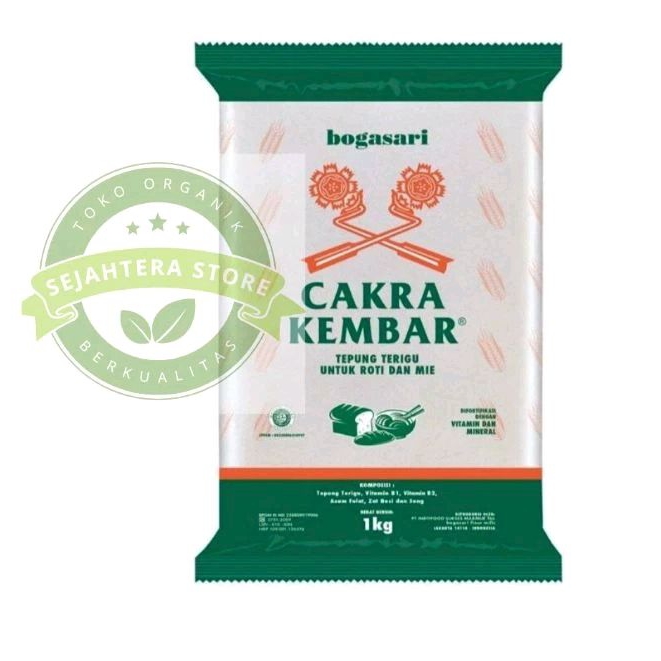 

1KG Tepung Cakra Kembar - Bogasari - Protein Tinggi