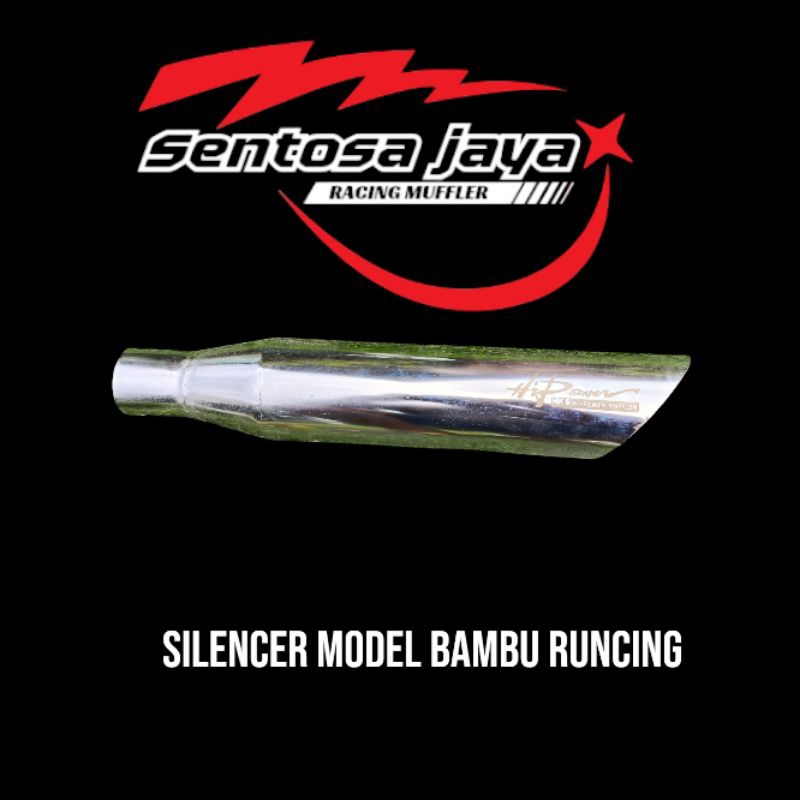 SILENCER KNALPOT MOBIL MODEL BAMBU RUNCING