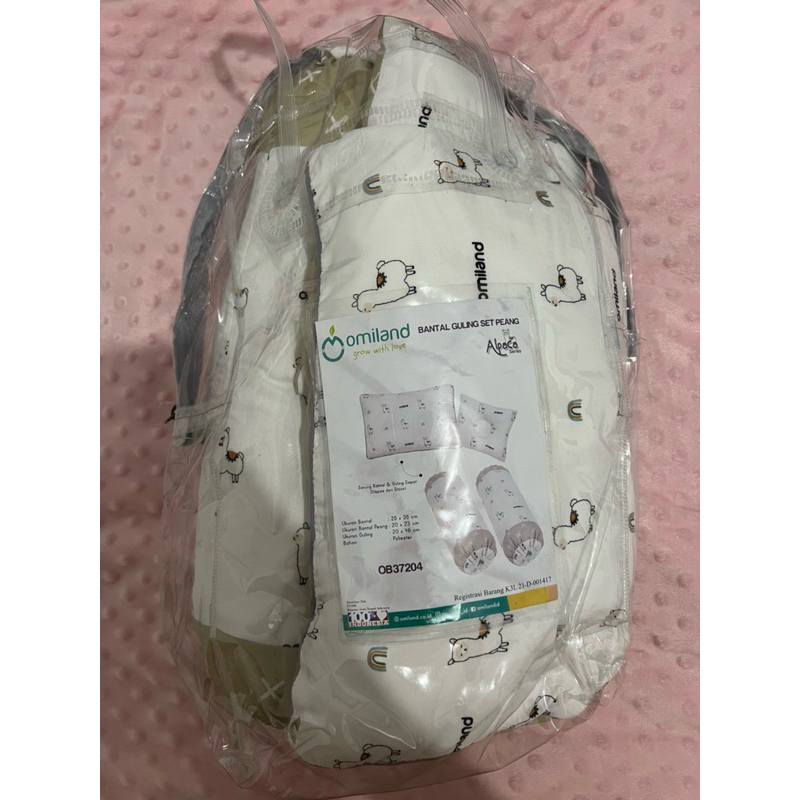 Omiland Set Bantal & Guling Free Bantal Anti Peyang