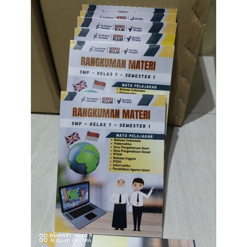 buku rangkuman kelas 7 SMP semester 1 kurikulum merdeka