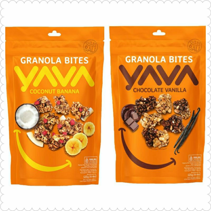 

YAVA Granola Bites Coconut Banana Chocolate Vanilla