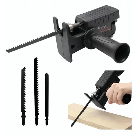 Gergaji Mesin Adapter Jigsaw - Gergaji Mesin Adapter reciprocating Jigsaw adaptor bor ke gergaji