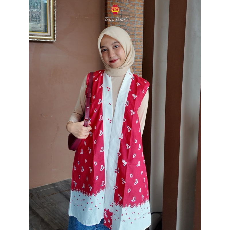 OUTER by BATIK -KARDIGAN BATIK - OUTER MURAH - OUTER MODERN - OUTER KEKINIAN - TIARA BATIK