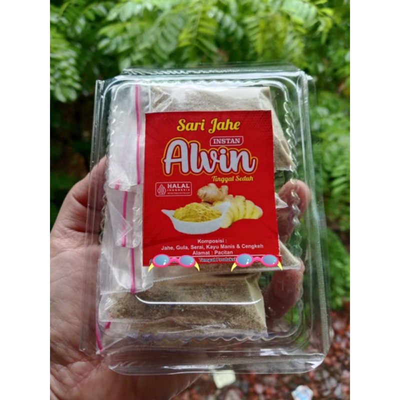 

Sari Jahe Instan Tinggal Seduh Kemasan Ekonomis isi 5 Pcs