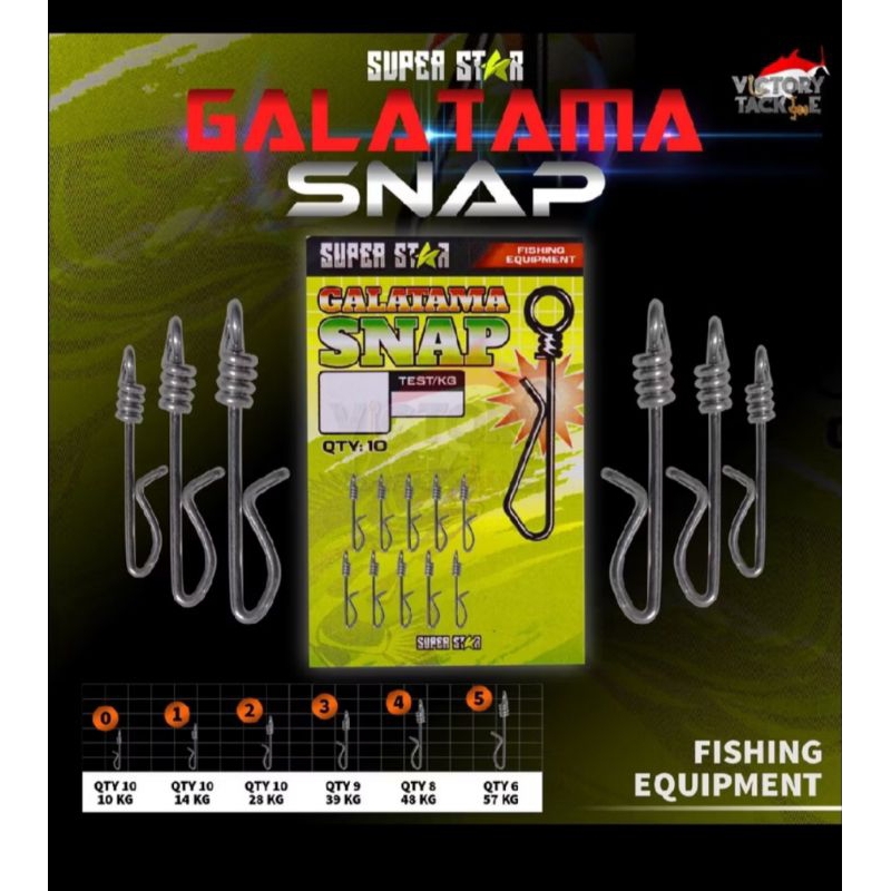 SNAP GALATAMA Peniti Pancing Stainless Steel Size 0 1 2 3 4 5