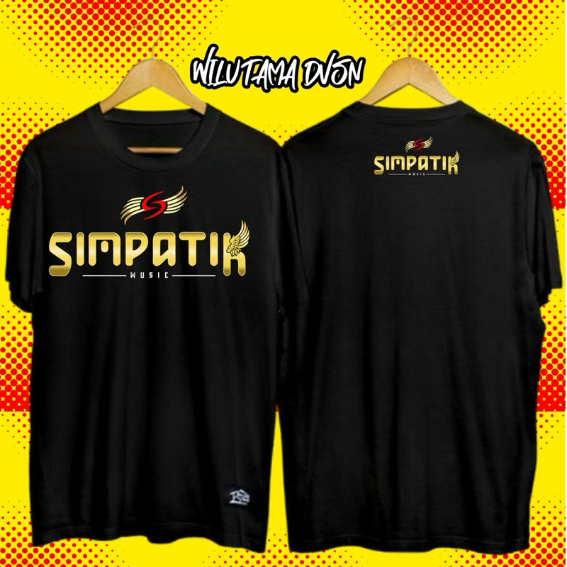 Kaos Simpatik Music Gold free stiker-Jandhut dangdut koplo ageng music soraya alrosta mahesa music s