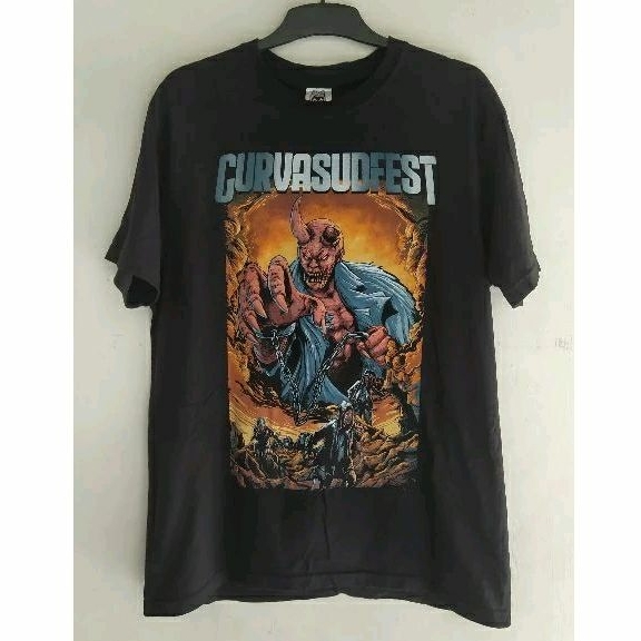 Kaos Curvasudfest Hitam