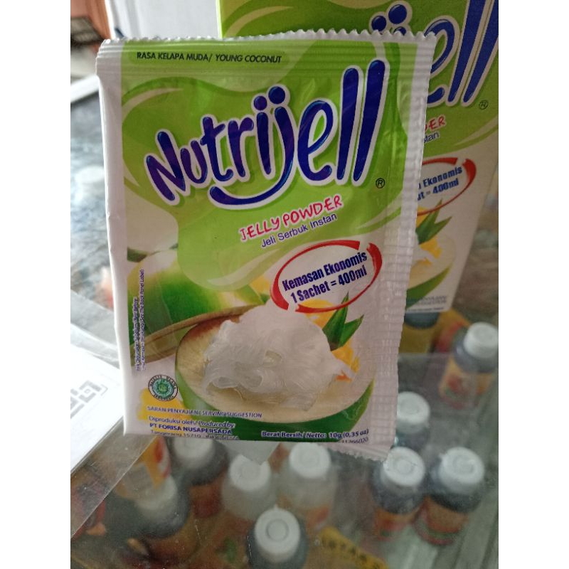 

Nutrijel Jelly Rasa kelapa muda kemasan 10g