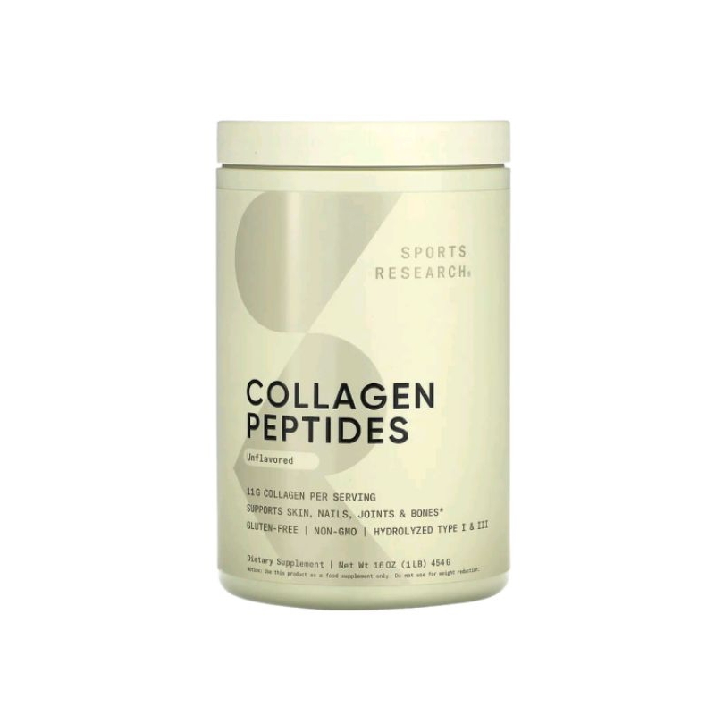 Sport research Collagen Peptides Unflavored 1 lb (454 g)