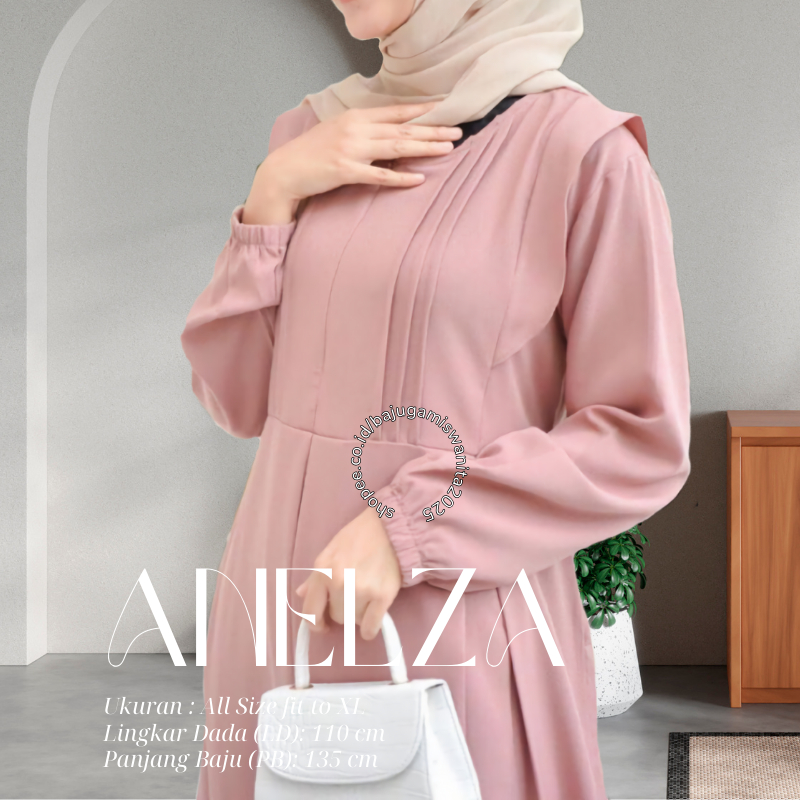 Gamis Kondangan Terbaru 2025 Lebaran Wanita Dress Muslim Polos Premium Remaja Kekinian Outfit Lebara