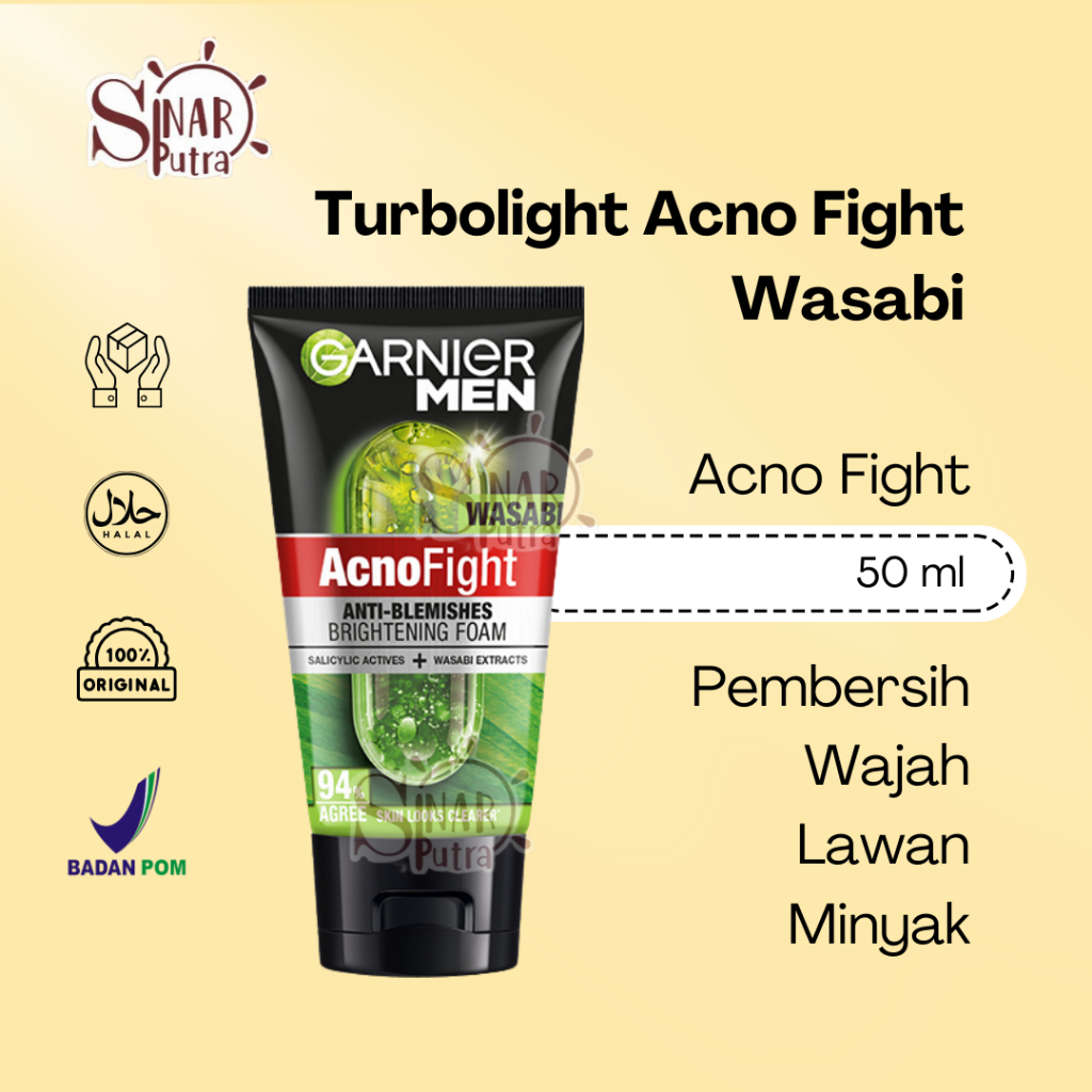 Garnier Men Acno Fight Wasabi Foam 50 ml