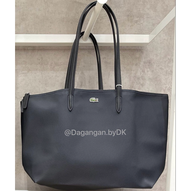 Tas Tote Bag Lacoste Original 100% Authentic Hitam