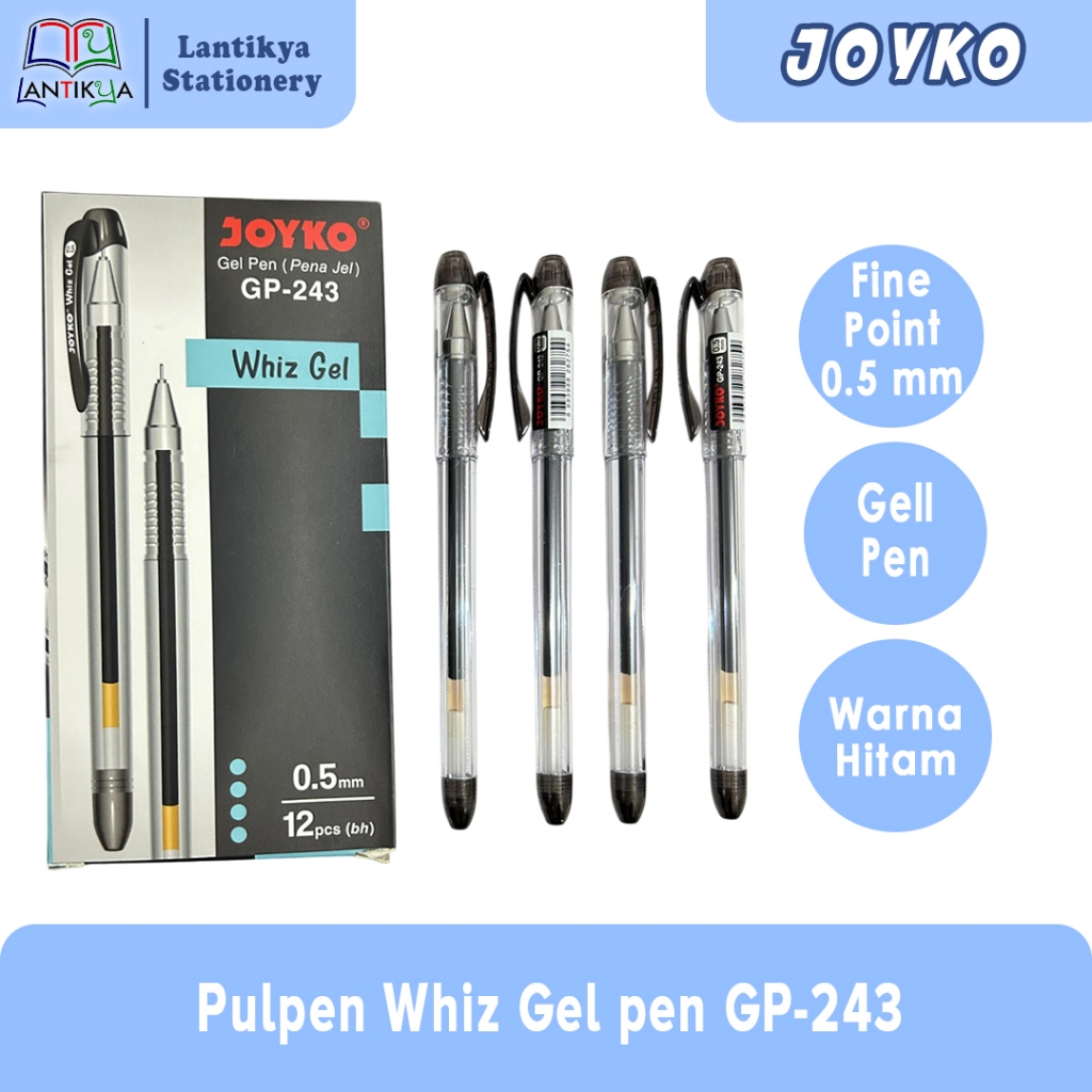 

Pulpen Gell Joyko Gp-243 Whiz gell Per PACK