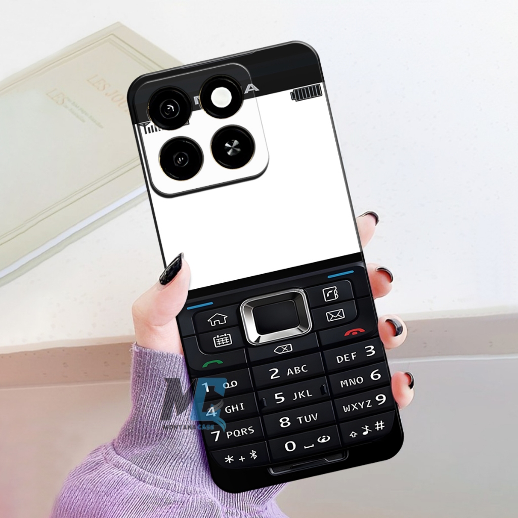 MONTANACASE - Cassing Handphone ZTE Blade A35 Blade A55 Case Fashion Motif jadul Case Tahan Banting 