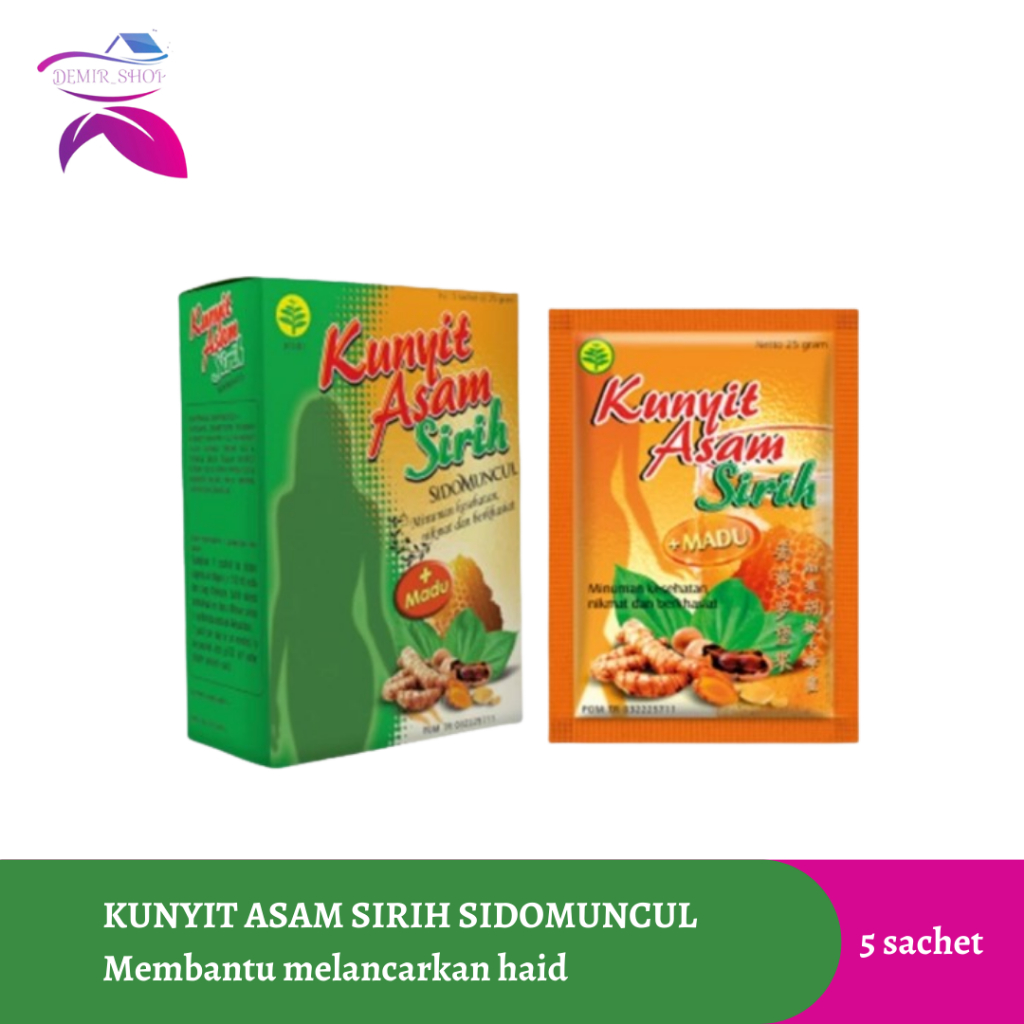 

Kunyit Asam Sirih Sido Muncul Box 5 Sachet