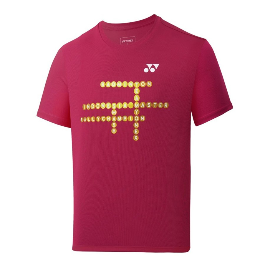 Kaos Jersey Badminton YY Indonesia Master RM 2961 Cerise
