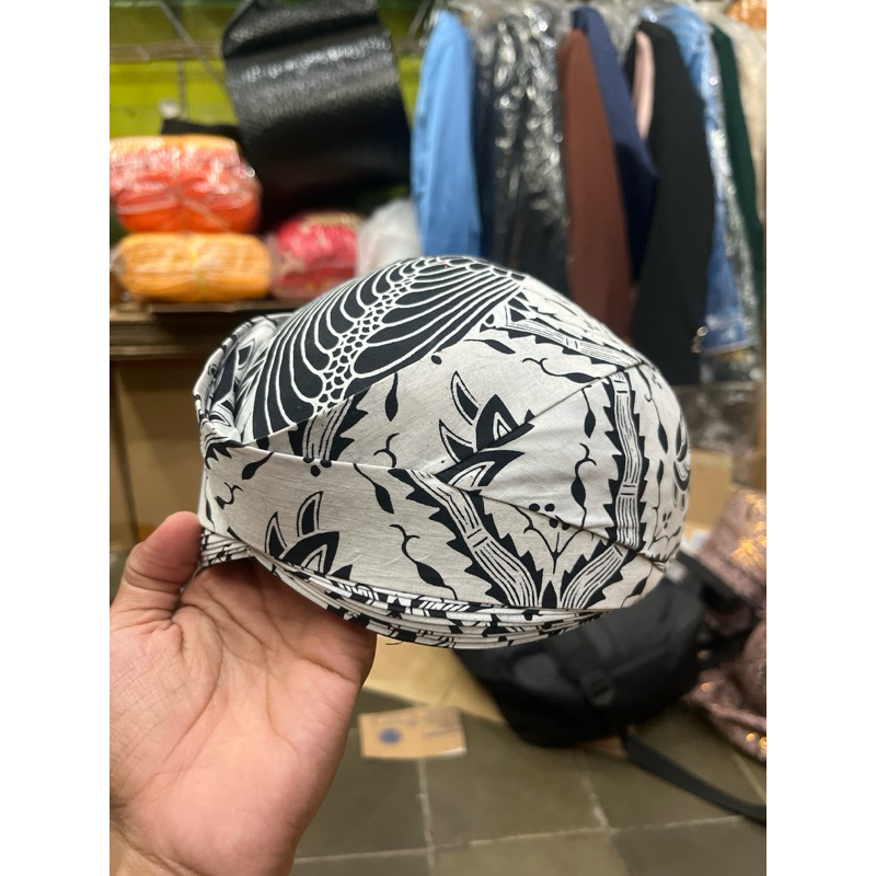 blangkon pengantin polos | blangkon manten polos motif lesti putih | blangkon manten | blangkon peng