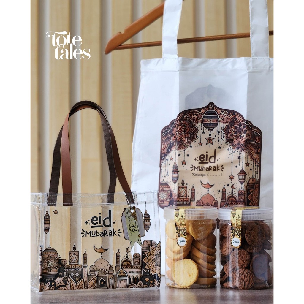 

Hampers Idul Fitri, Hampers Lebaran, Hampers Premium Custom Nama, Kue Lebaran- Totetales x Homade Cookies