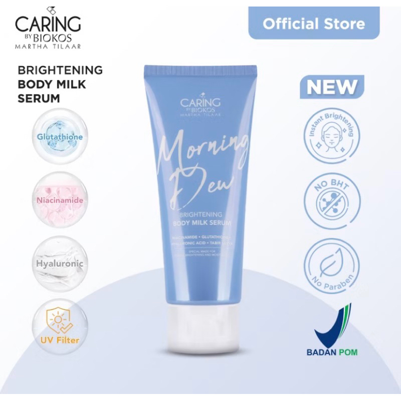 [New] Caring by Biokos Martha Tilaar Brightening Body Milk Serum Cherry Blossom Purple Sky Morning D