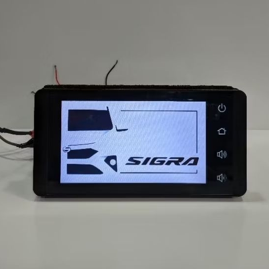 Head unit double din original DAIHATSU Sigra R 2021