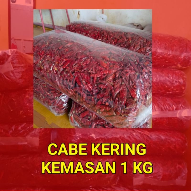 

Cabe Teja Kering Pedas Kemasan 1 Kg