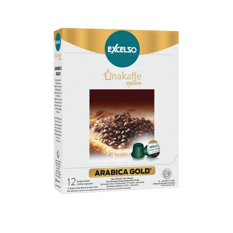 

EXELSO Unakaffe System Arabika Gold Coffee Capsules