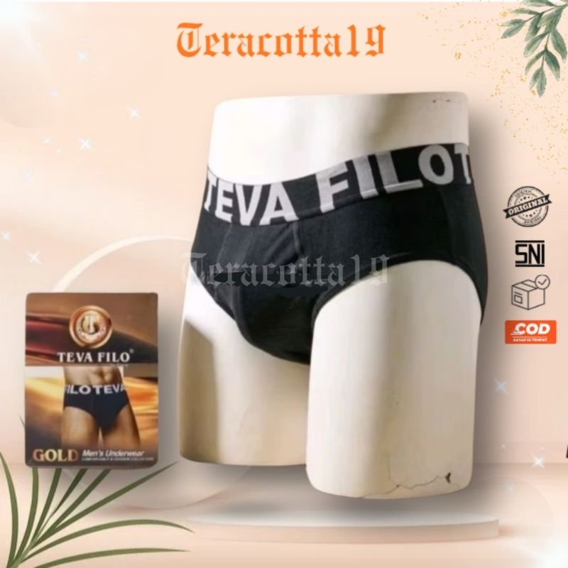 TERACOTTA19 - Celana dalam pria TEVA FILO CDTF 311 [ 3 PCS ]