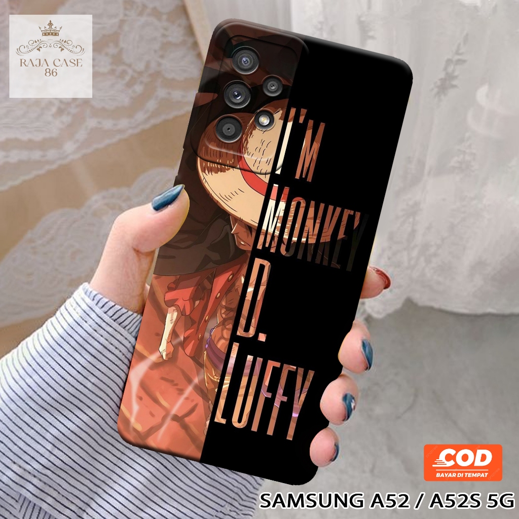 Softcase Samsung Galaxy A52 5G / A52s 5G - Rajacase - Case Samsung A52 5G - Motif Case One Piece - C