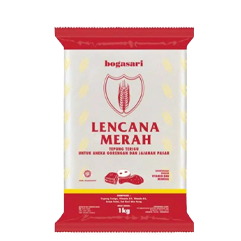 

LENCANA MERAH TEPUNG TERIGU TRANSPARAN PACK 1KG