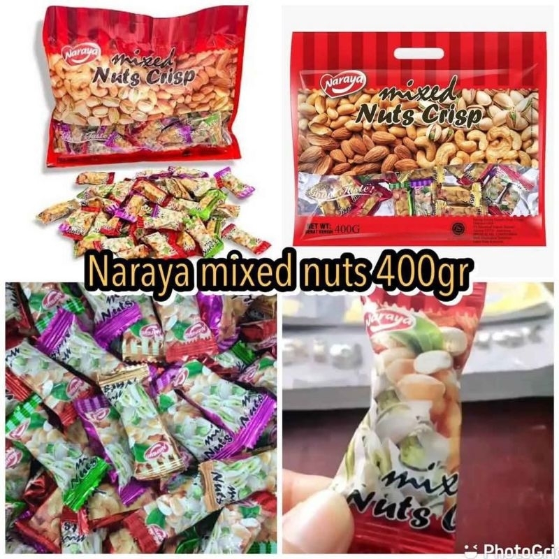 

PERMEN NARAYA MIX NUTS KACANG 400GR