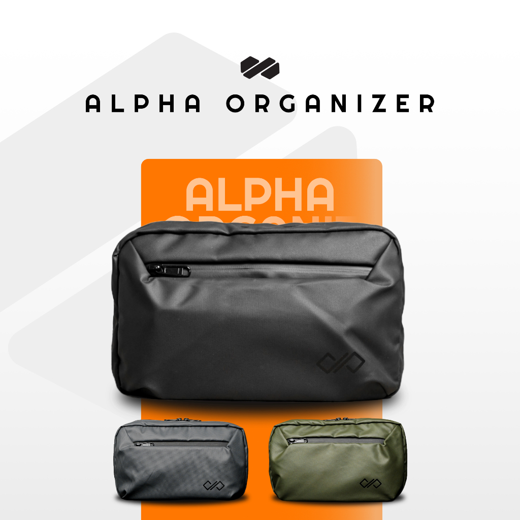 INFINIT | Alpha Organizer - Tas Gadget Pria Selempang Sling Bag Handbag Anti Air