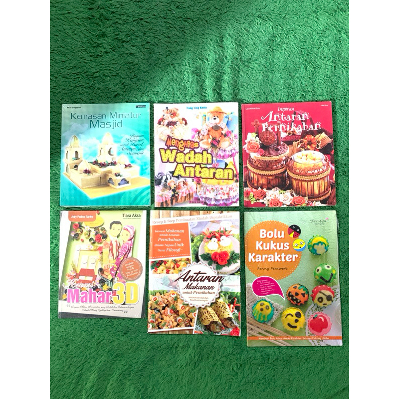 ORIGINAL BUKU KREASI DAN KERAJINAN TANGAN KEMASAN MINIATUR MASJID MENGHIAS WADAH ANTARAN PERNIKAHAN 