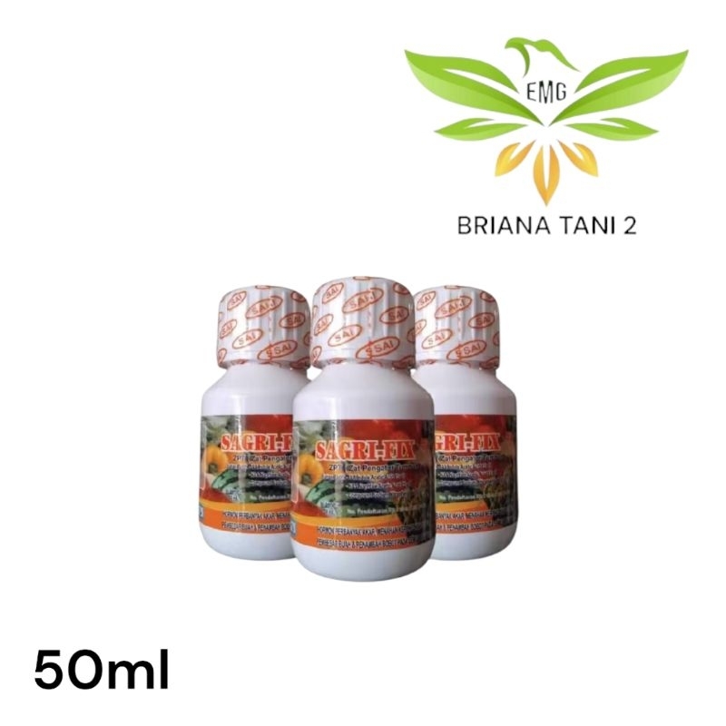 Sagri Fix 45SL 50ML IAA 15 g/l NAA 15 g/l Compound Sodium Nitrophenolate 15 g/l Pupuk ZPT Zat Pengat