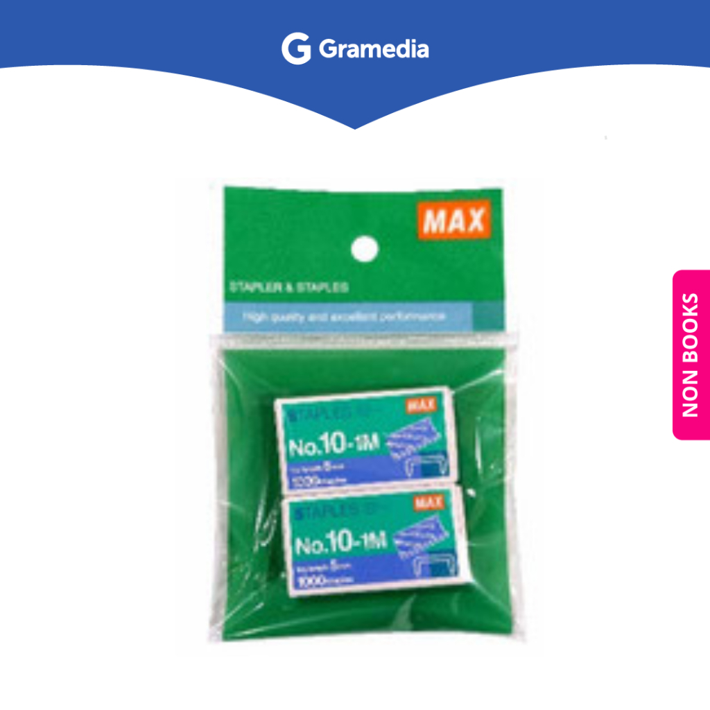

Gramedia Surabaya - MAX STAPLES 10-1M U SET 2
