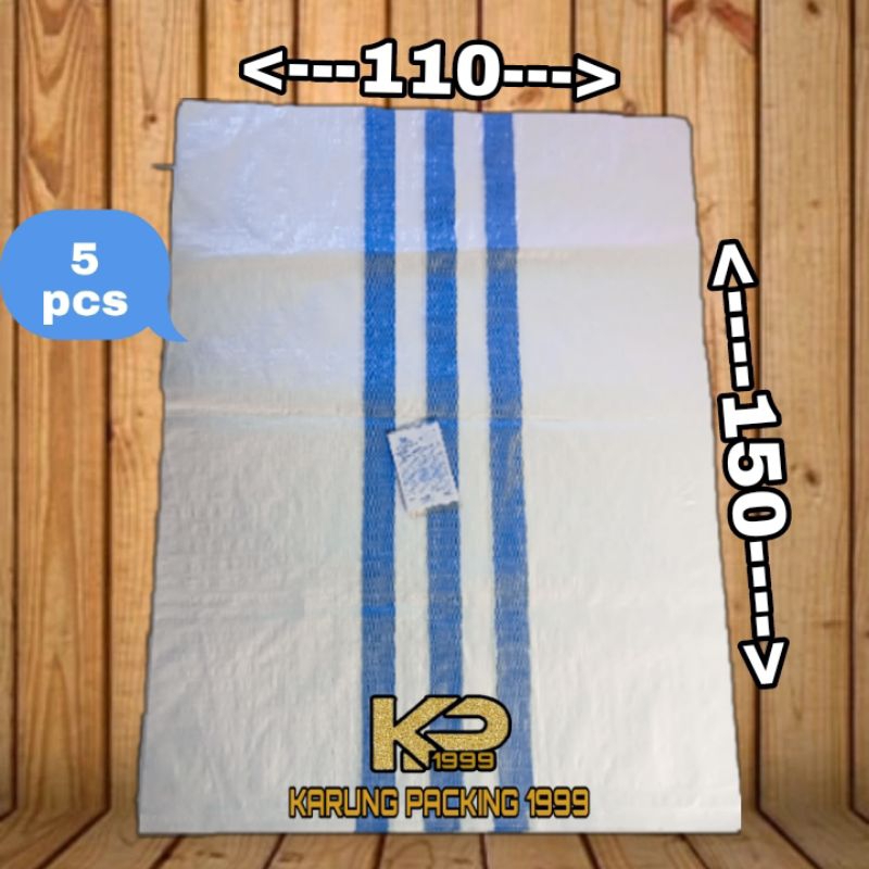 (5pcs) karung plastik Baru 110x150, karung jumbo, karung besar,