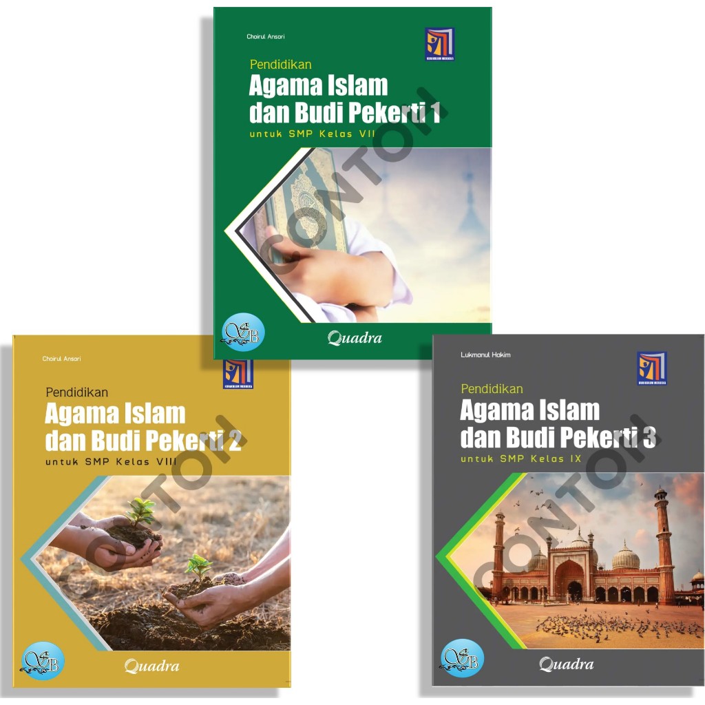 [Penerbit Quadra] Pendidikan Agama Islam Kelas 7, 8 & 9 Kurikulum merdeka